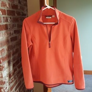 LL Bean Fitness Fleece Quarter zip Pullover